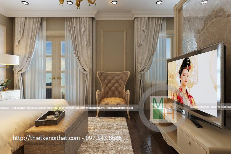Thiết kế biệt thự Vincom Village tân cổ điển - Nhà chị Thoa
